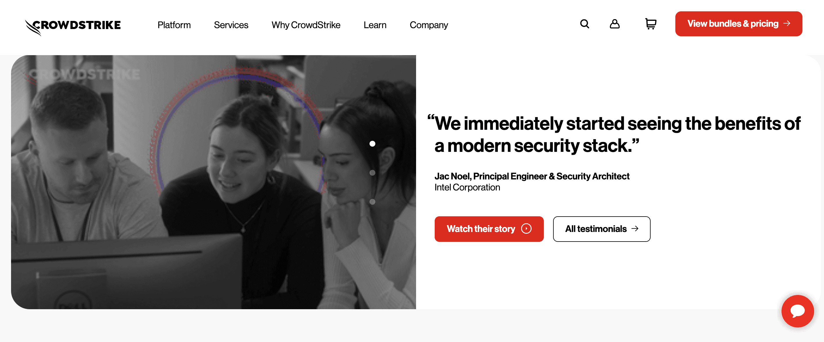 CrowdStrike customer testimonial video